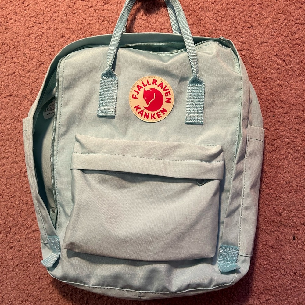 Fjall Raven Kanken Mint Green Teal Blue Backpack